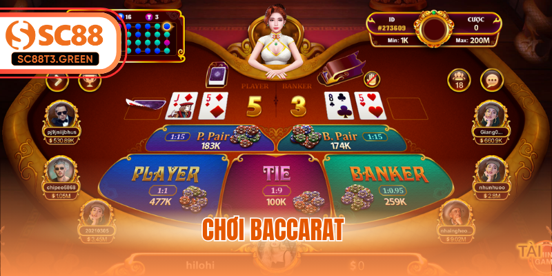 Chơi Baccarat - Nghệ Thuật Chinh Phục Bàn Cược Tại SC88